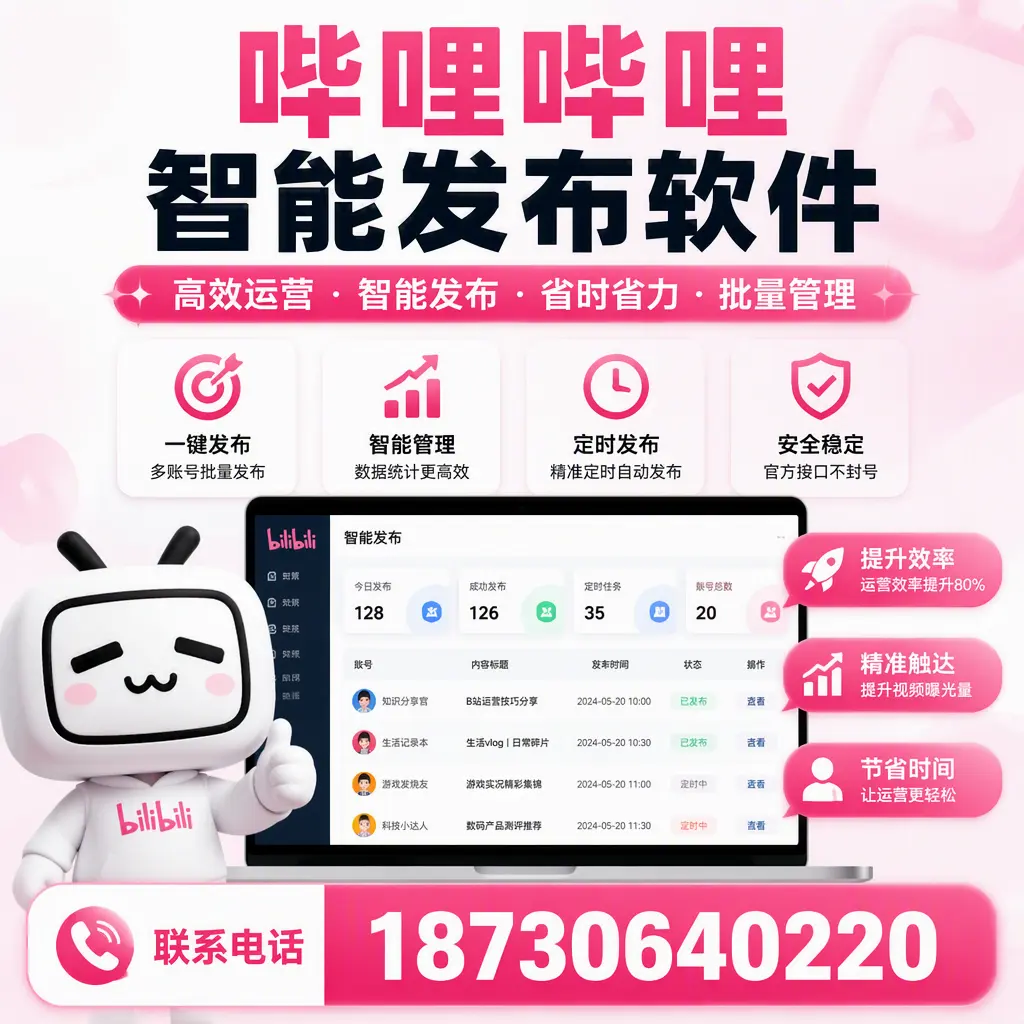 如何通过哔哩哔哩智能发布软件优化内容发布策略?